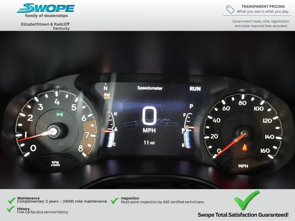 New 2026 Hydro Blue Pearl-Coat Exterior Paint Jeep Latitude Altitude image 17