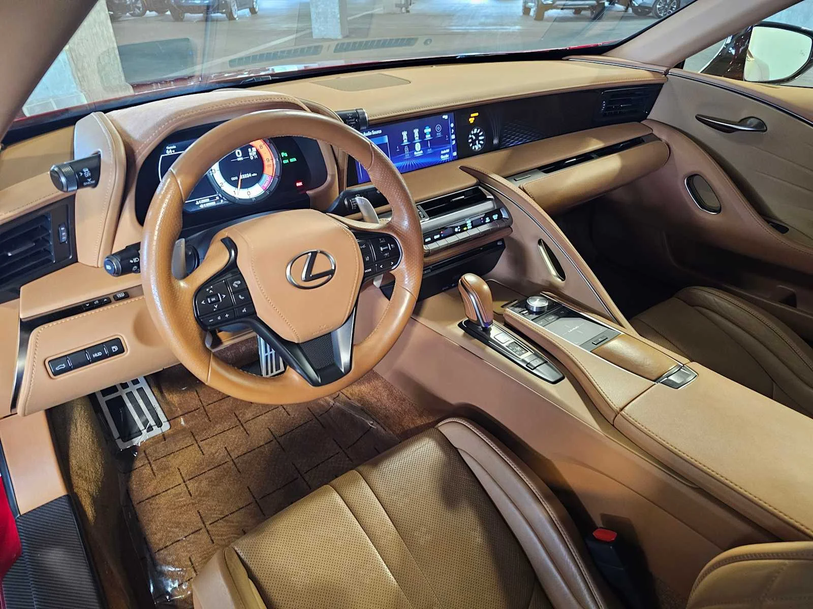 Used 2021 Infrared Lexus 500 image 2