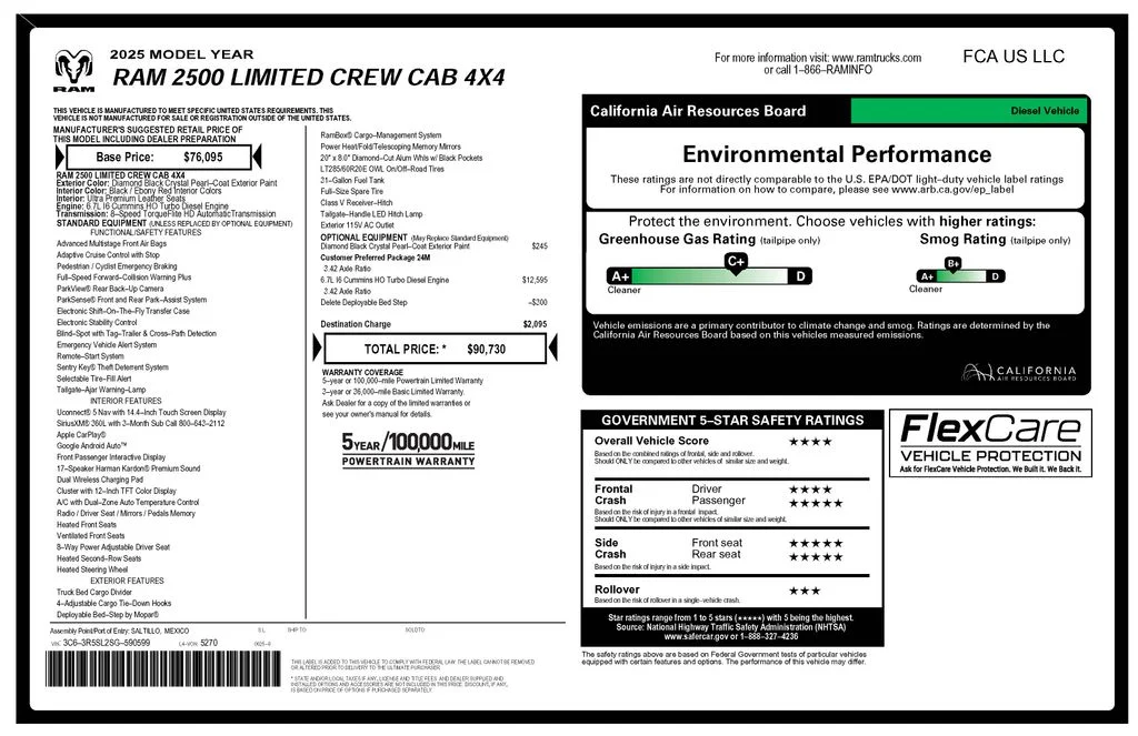 Certified Used 2025 Black Ram Limited image 4