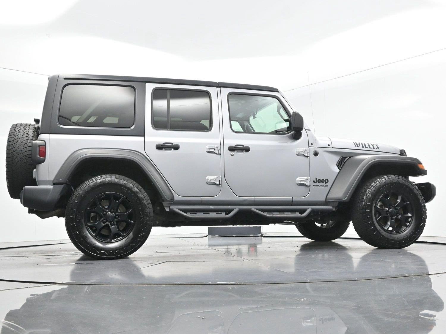 Used 2021 Billet Silver Metallic Clearcoat Jeep Unlimited Willys image 50