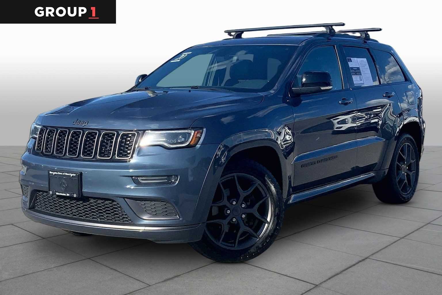 Used 2020 Slate Blue Pearlcoat Jeep Limited X image 1