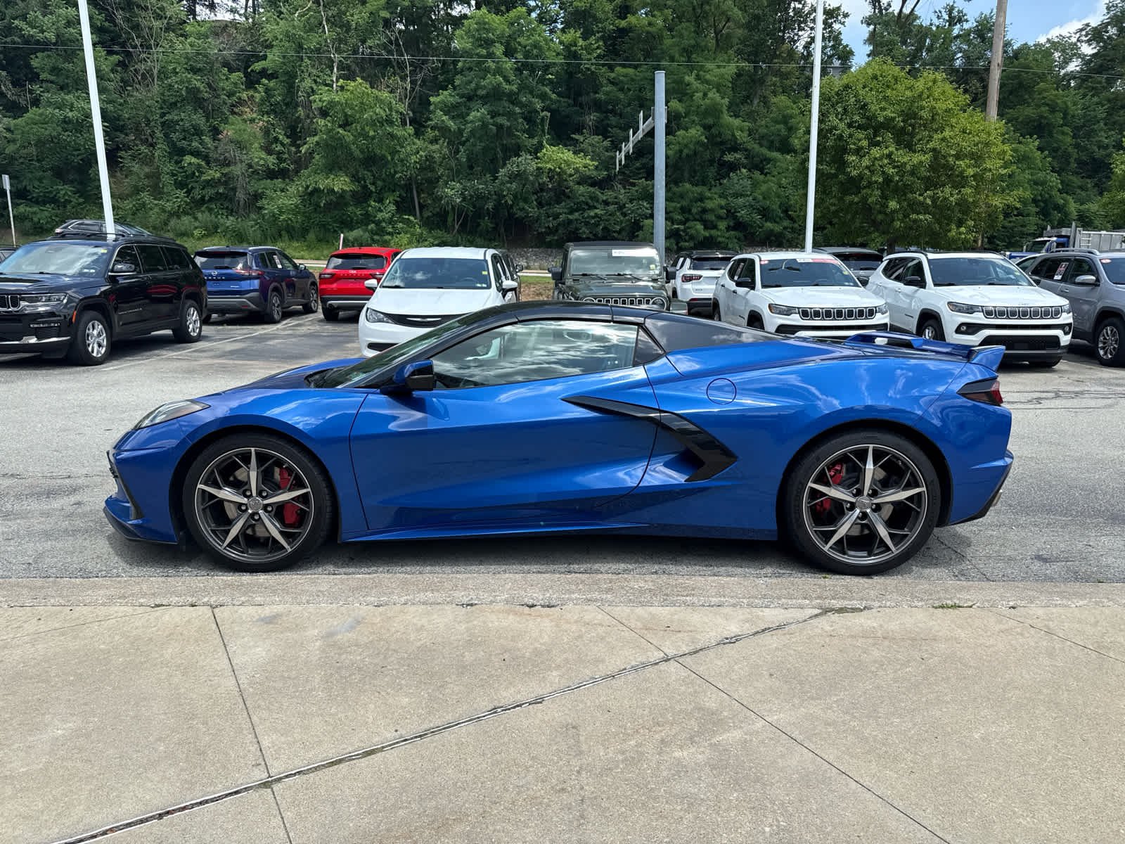 Certified Used 2021 ELKHART LAKE BLUE METALLIC Chevrolet 2LT image 5