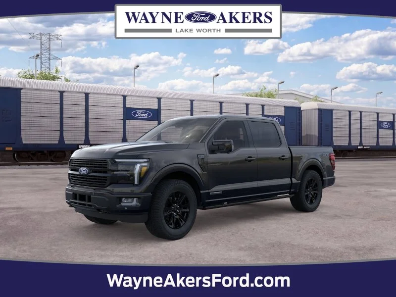 New 2026 Agate Black Metallic Ford Platinum image 1