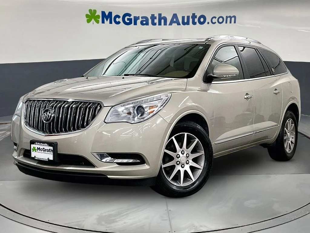 Certified 2014 Buick Enclave Leather with VIN 5GAKVBKDXEJ348901 for sale in Iowa City, IA