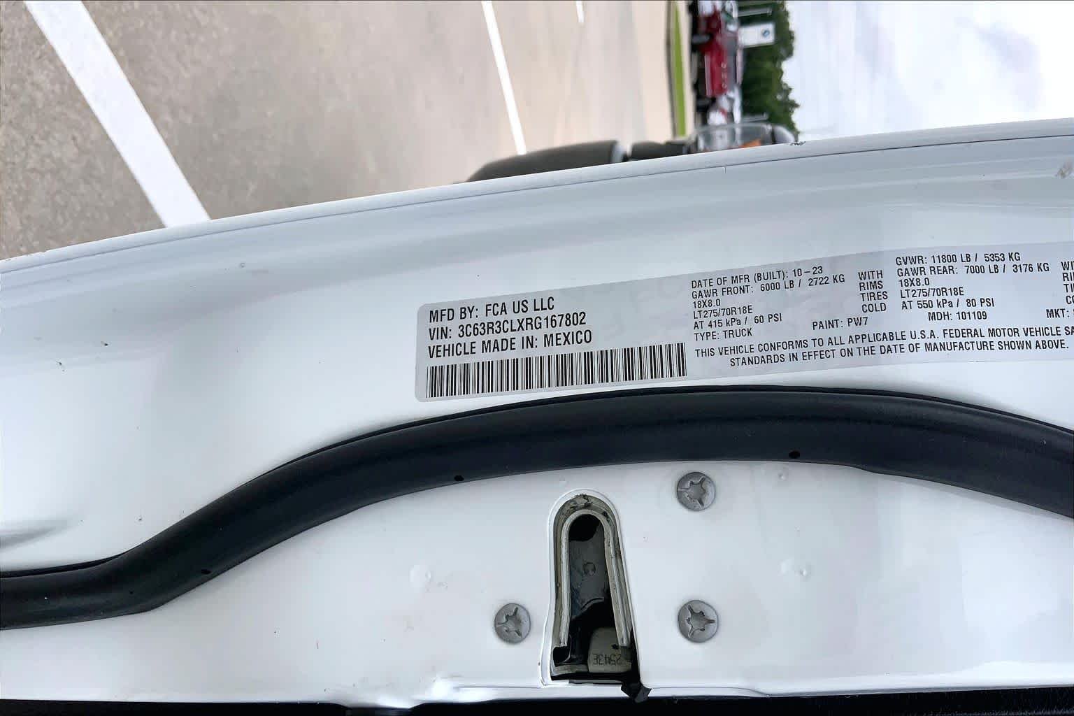 Used 2024 Bright White Clearcoat Ram Tradesman image 35