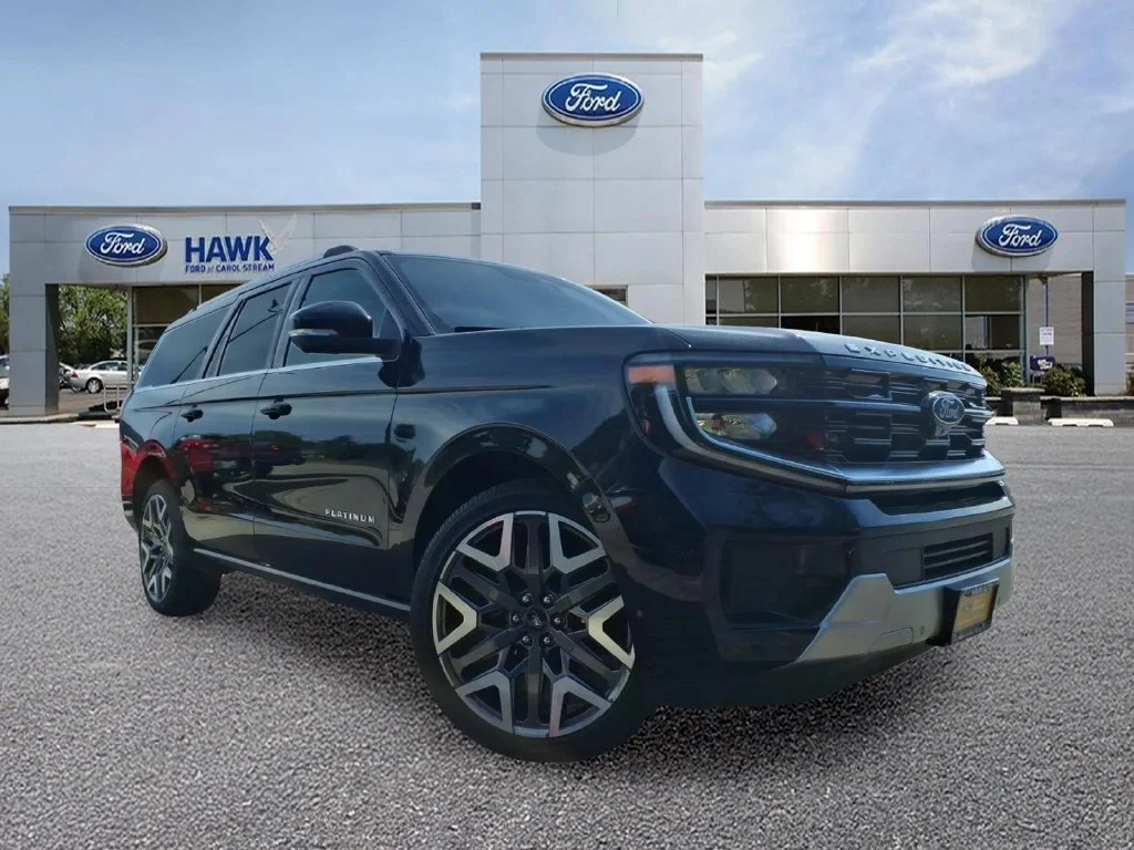Used 2025 Black Ford Platinum image 1