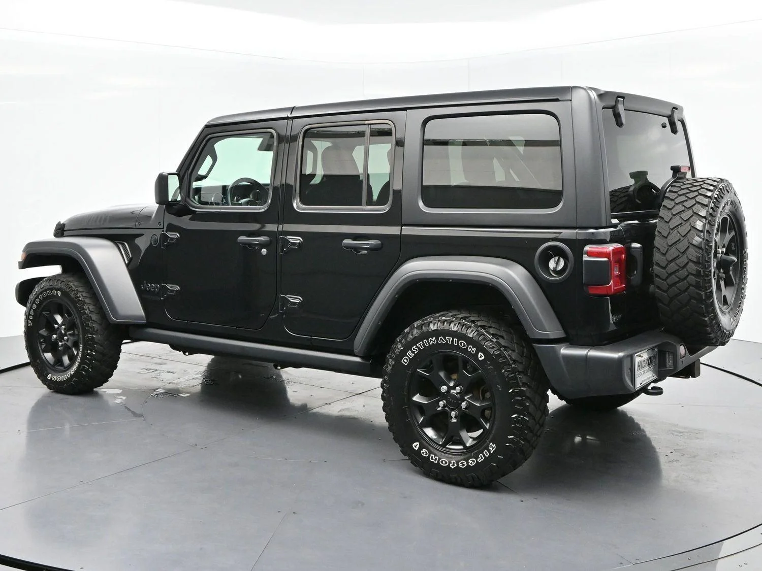 Used 2022 Black Clearcoat Jeep Unlimited Willys image 5