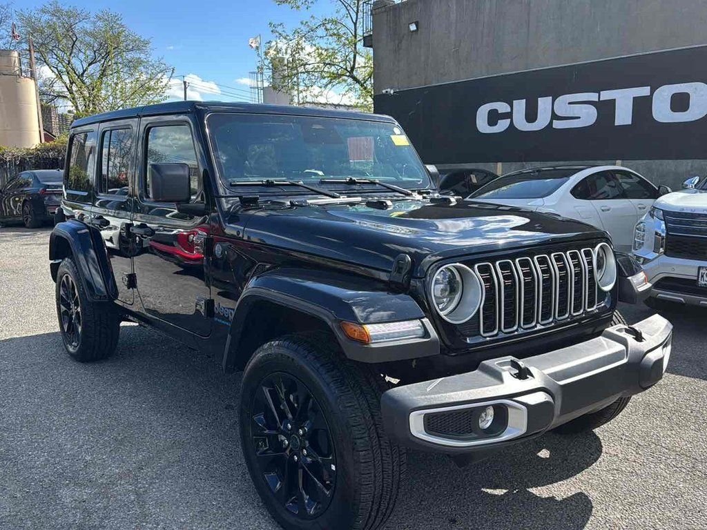 Used 2025 Black Jeep Sahara 4xe image 3