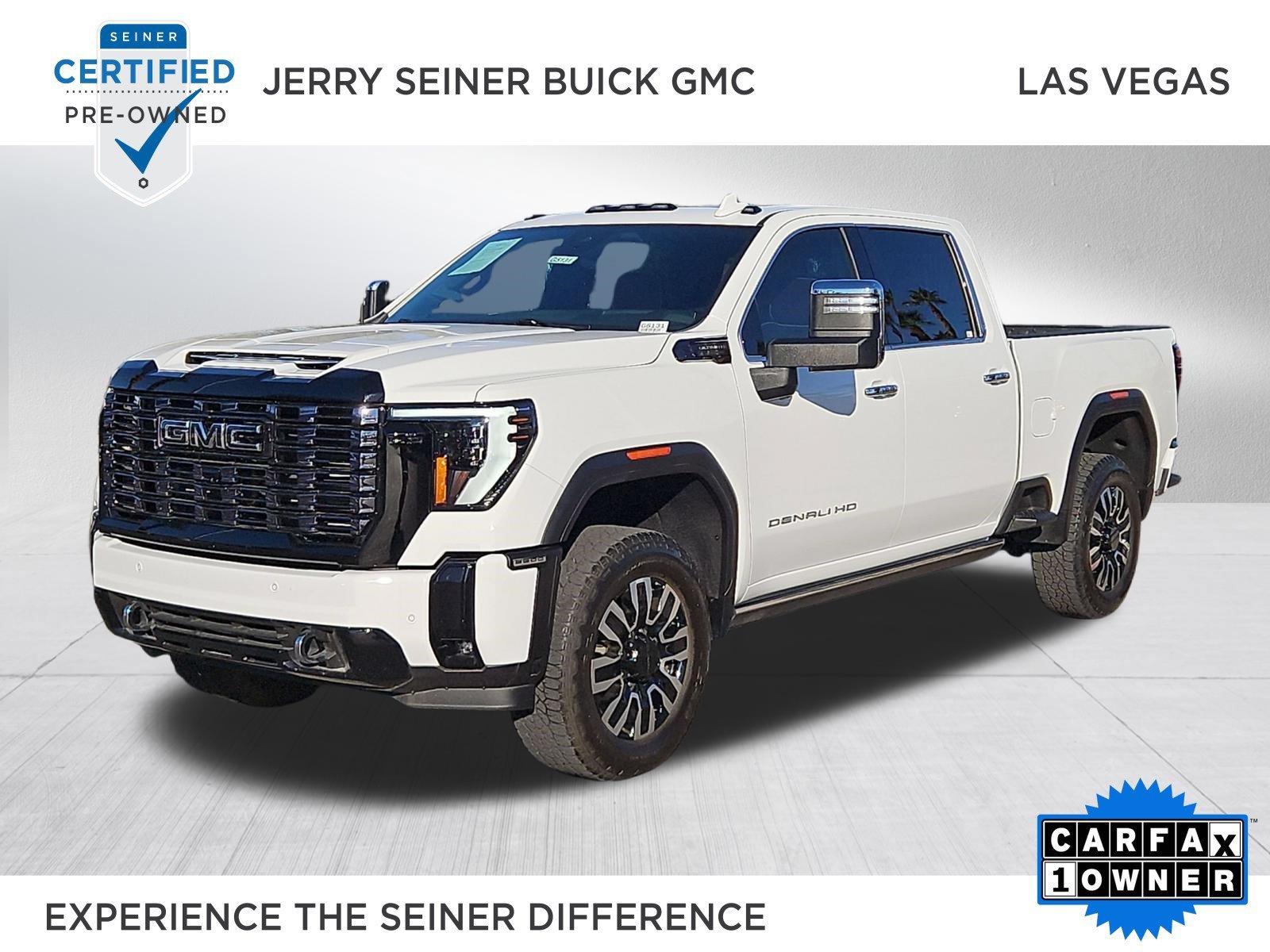 Used 2025 Summit White GMC Denali Ultimate image 1