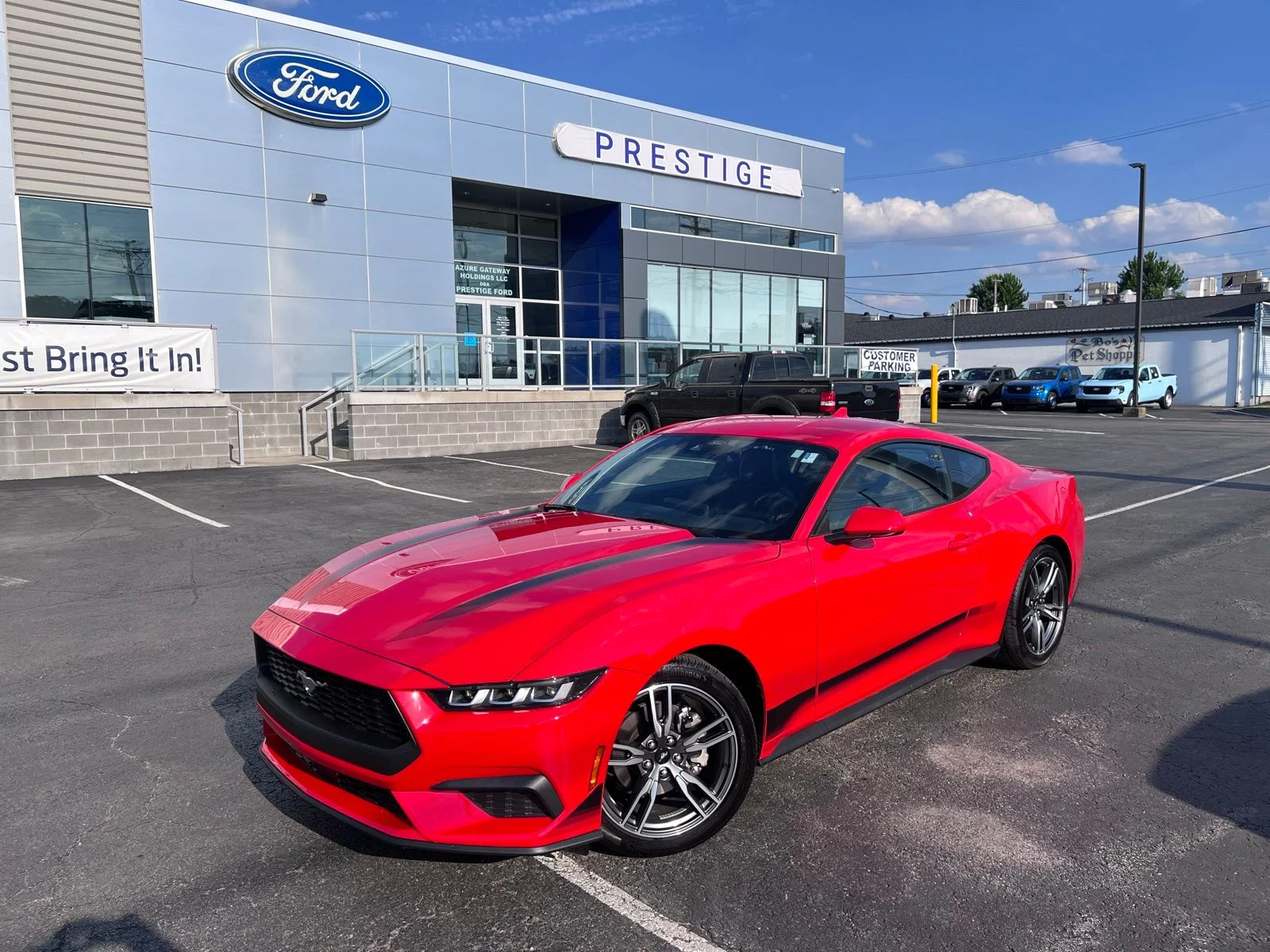 Used 2024 Red Ford EcoBoost image 1