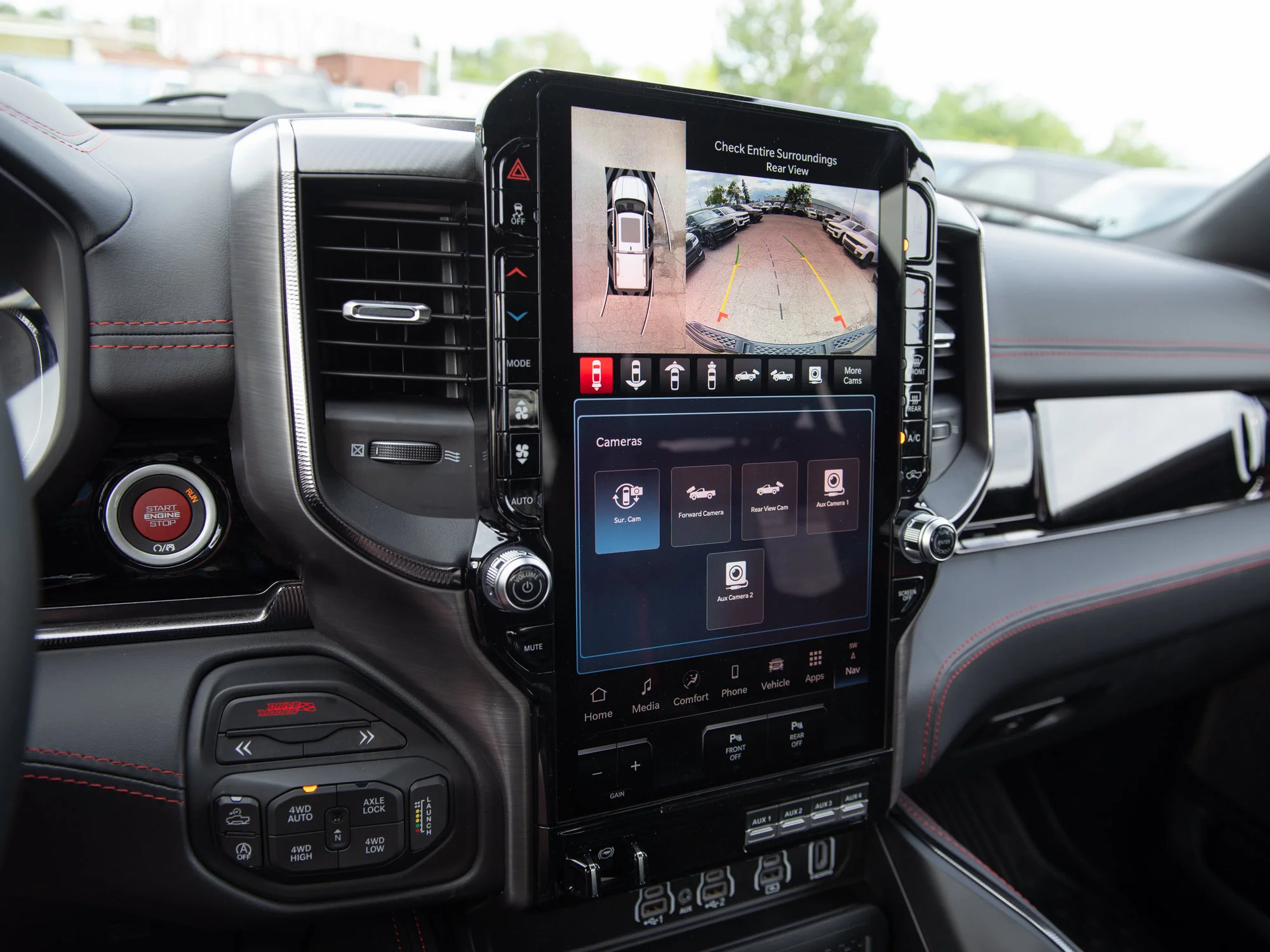 New 2026 Black RAM RHO* Crew Cab 4x4, 540HP, 35 Inch Tires, Passenger Screen, Massage Seats image 24