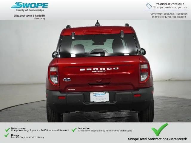 New 2025 Ruby Red Metallic Tinted Clearcoat Ford Big Bend® image 42