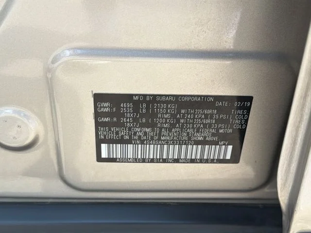 Used 2019 Gray Subaru 2.5i image 30
