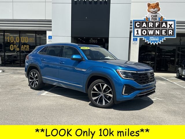 Used 2024 Blue Volkswagen 2.0T SEL Premium R-Line image 2
