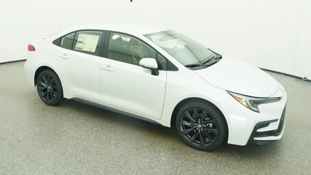 New 2026 Wind Chill Pearl Toyota Hybrid SE image 12