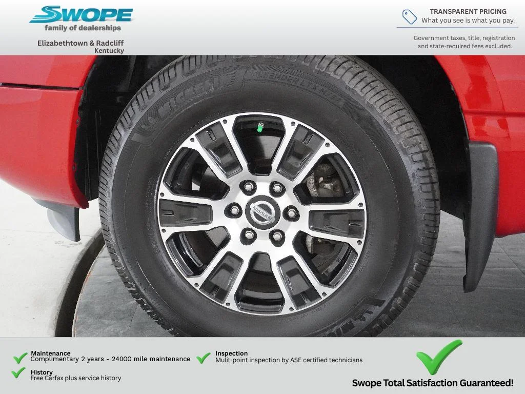 Used 2021 Red Alert Nissan SV image 32
