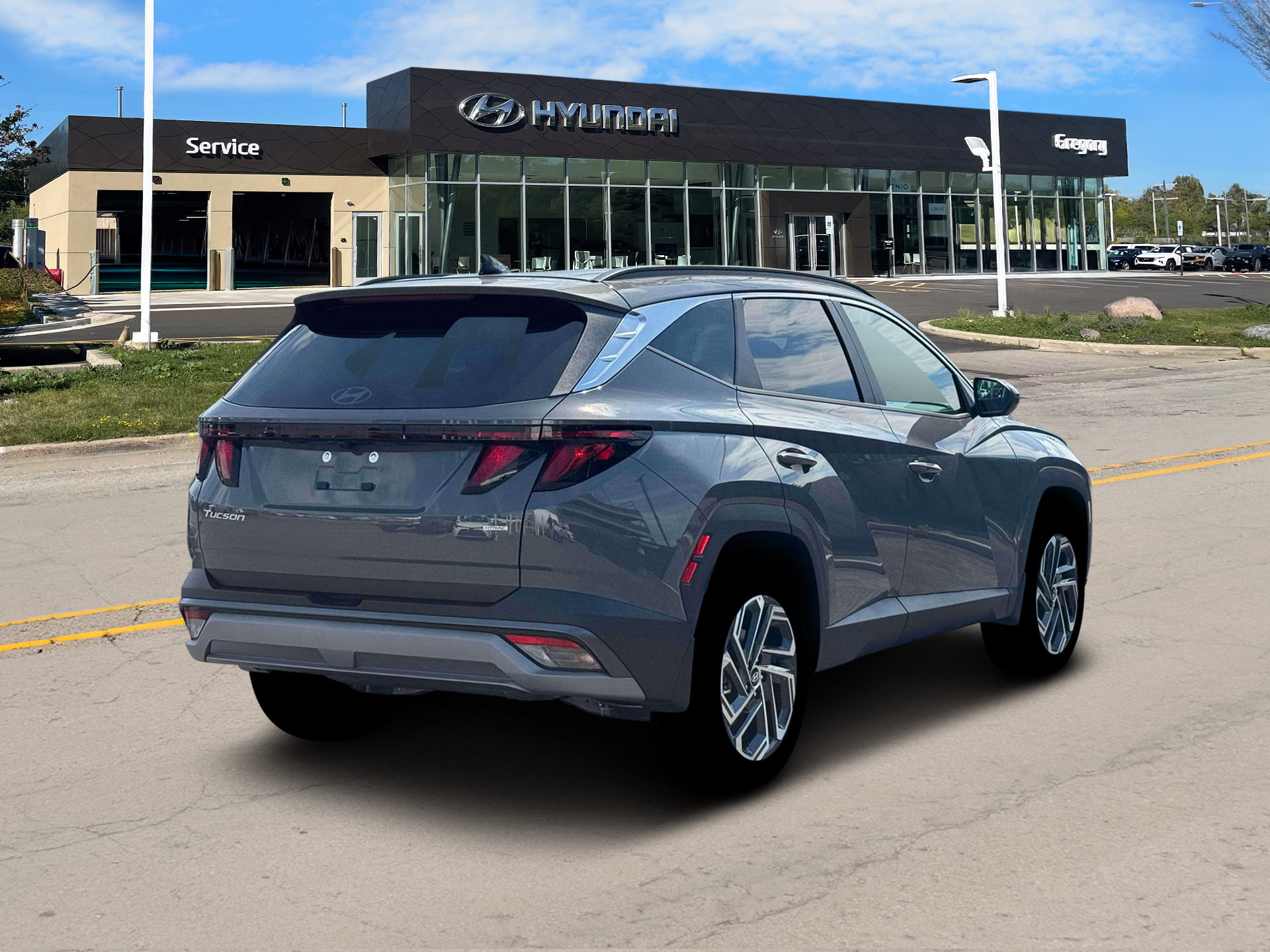 New 2026 Gray Hyundai SEL Plus AWD image 7