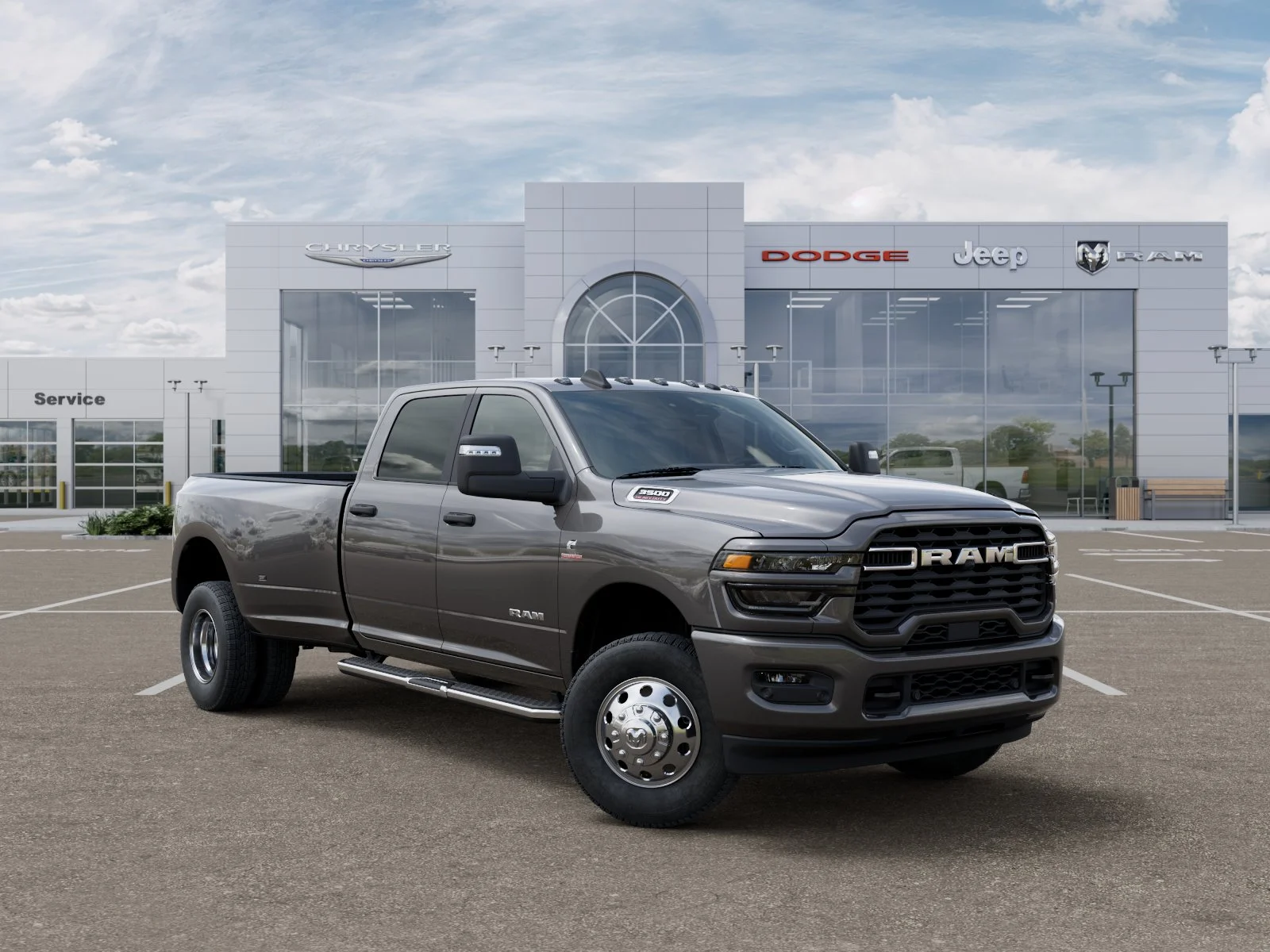 New 2026 Granite Crystal Metallic Clear-Coat Exterior Paint RAM Big Horn image 35