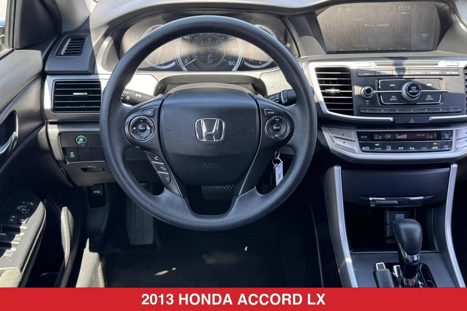 Used 2013 Crystal Black Pearl Honda LX image 14