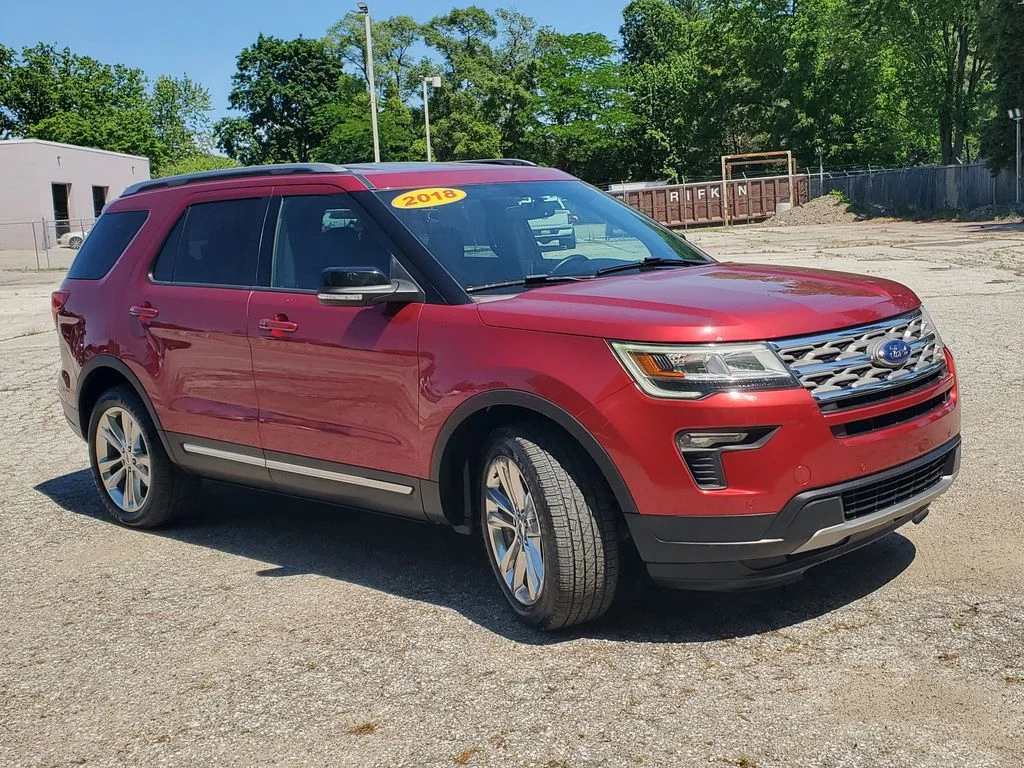 Used 2018 Ford Explorer XLT with VIN 1FM5K8D82JGB77538 for sale in Saginaw, MI