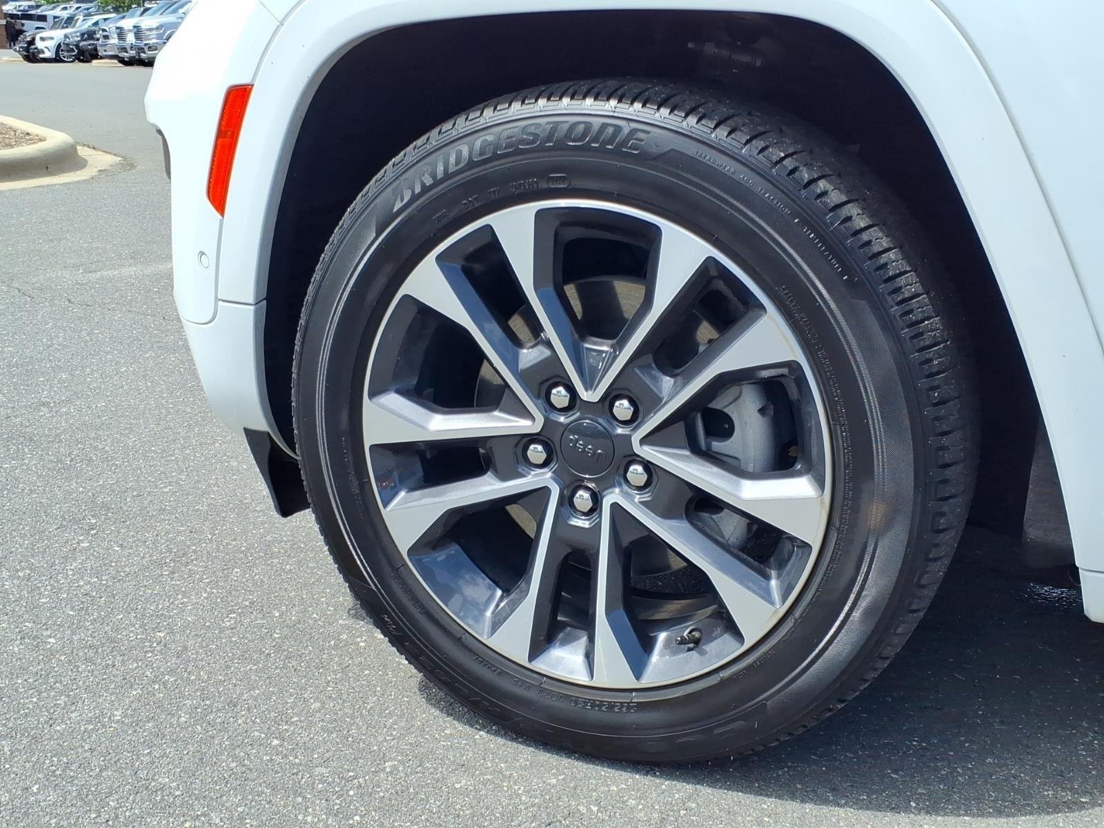 Used 2025 Bright White Clearcoat Jeep Overland image 12