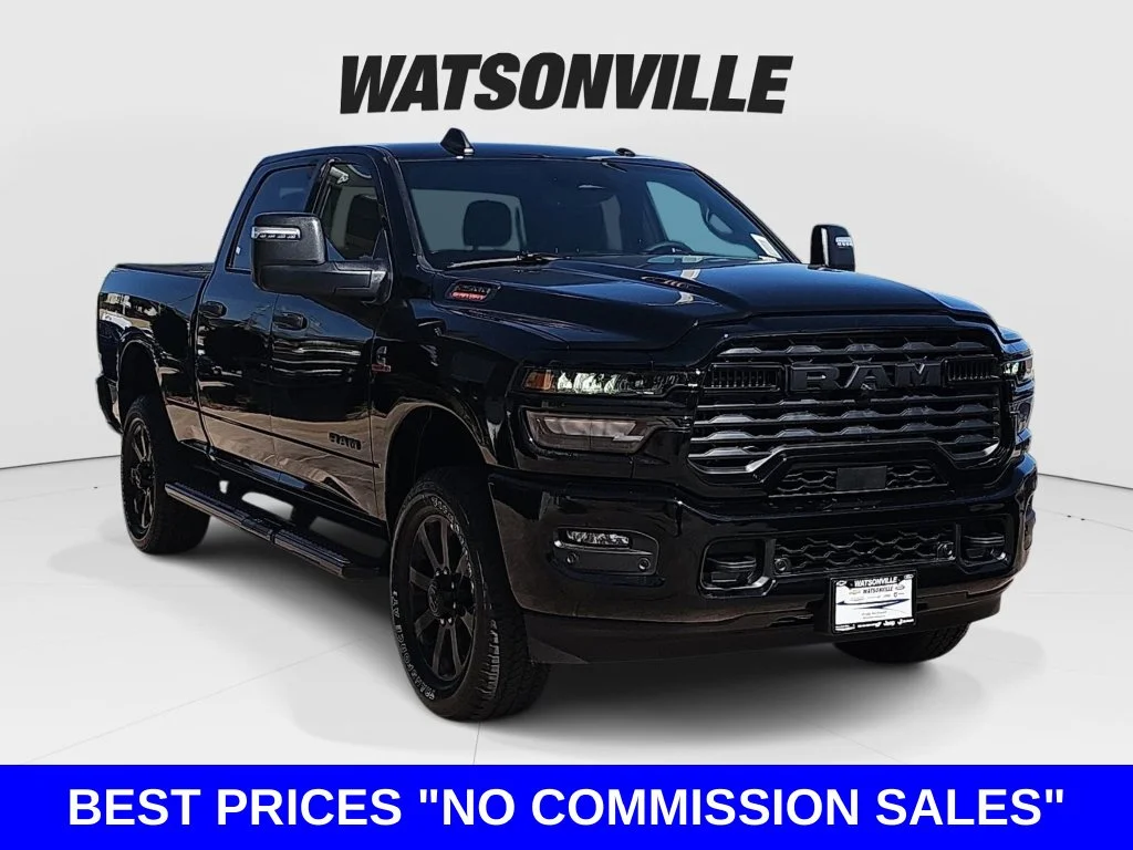 New 2026 Diamond Black Crystal Pearl-Coat Exterior Paint RAM Big Horn image 1