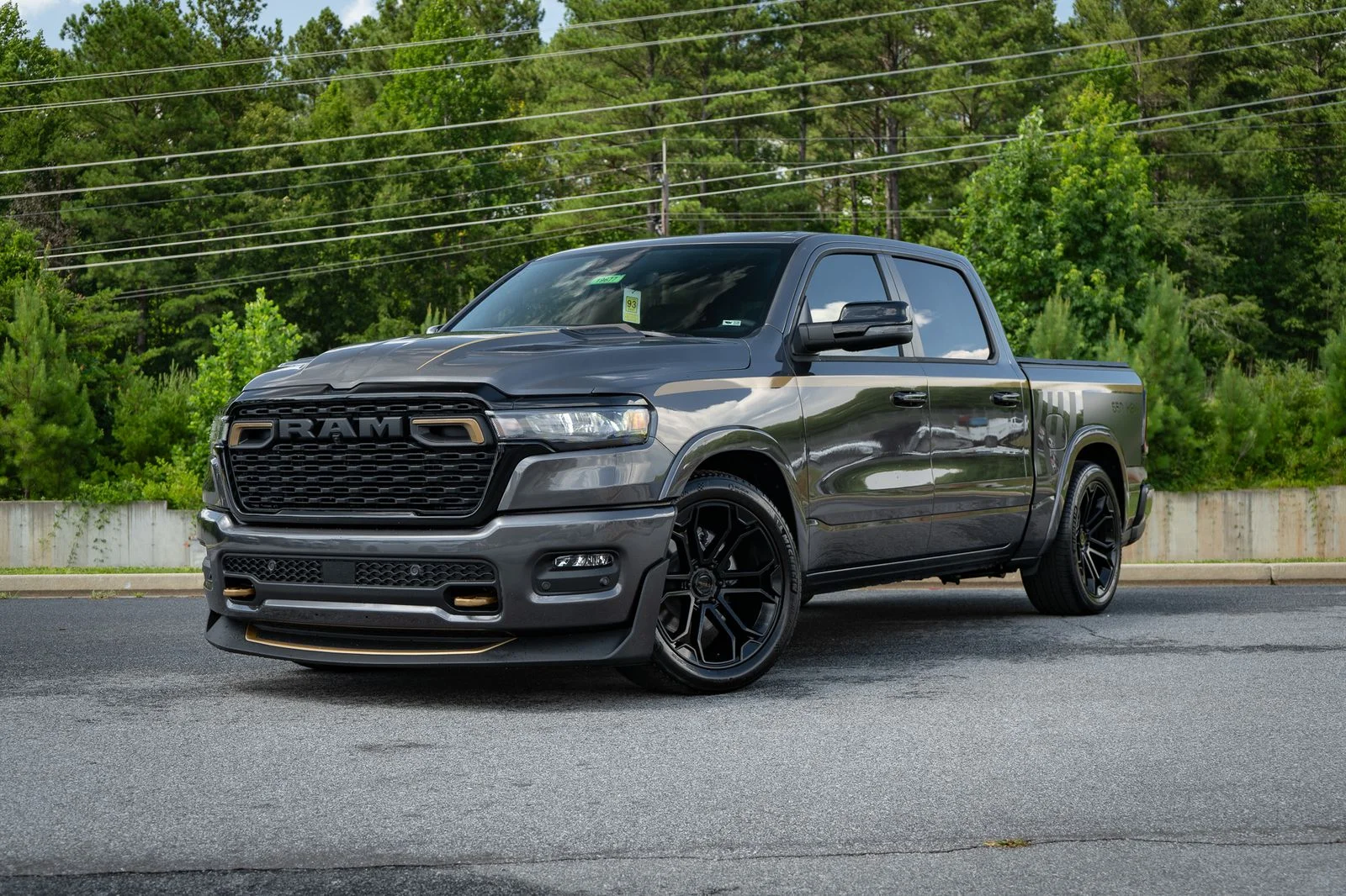 New 2026 Granite Crystal Metallic Clear-Coat Exterior Paint RAM Big Horn with DC 650 Supercharged Package image 2
