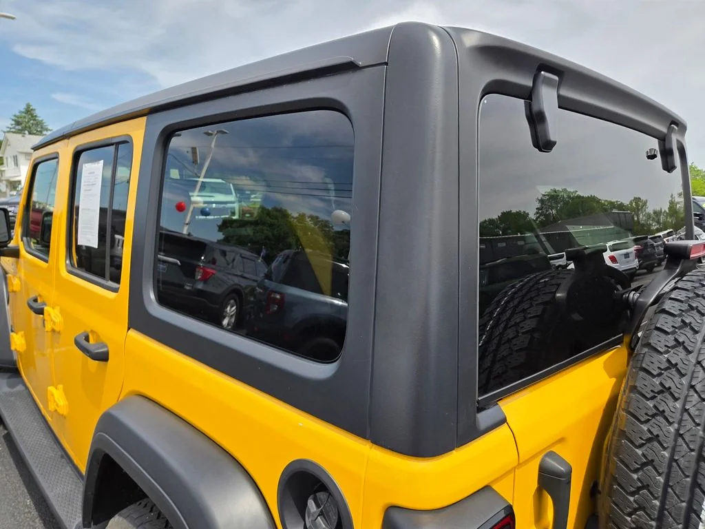 Certified Used 2021 Baja Yellow Clearcoat Jeep Unlimited Sport Altitude image 33