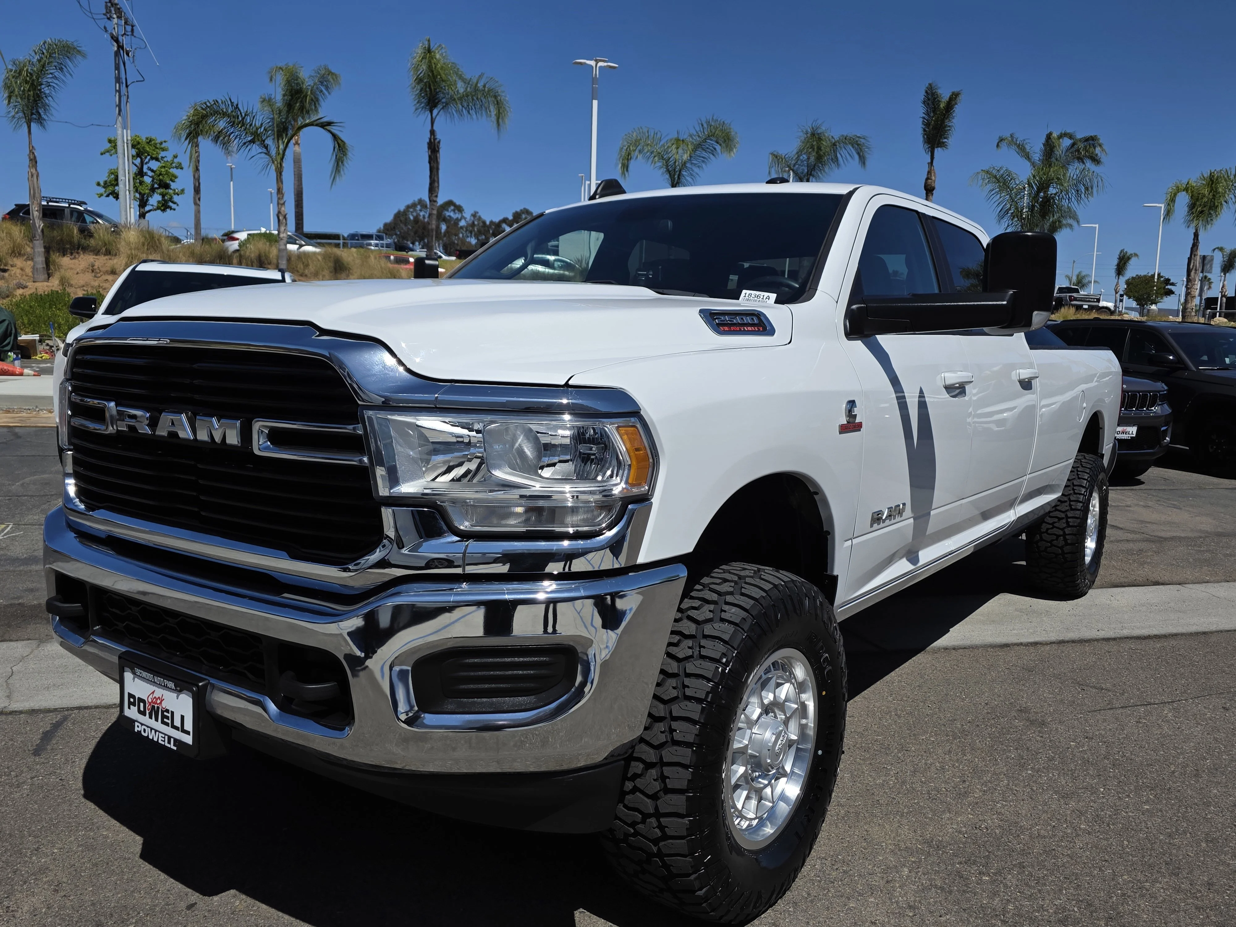 Used 2021 Bright White Clearcoat Ram Big Horn image 8