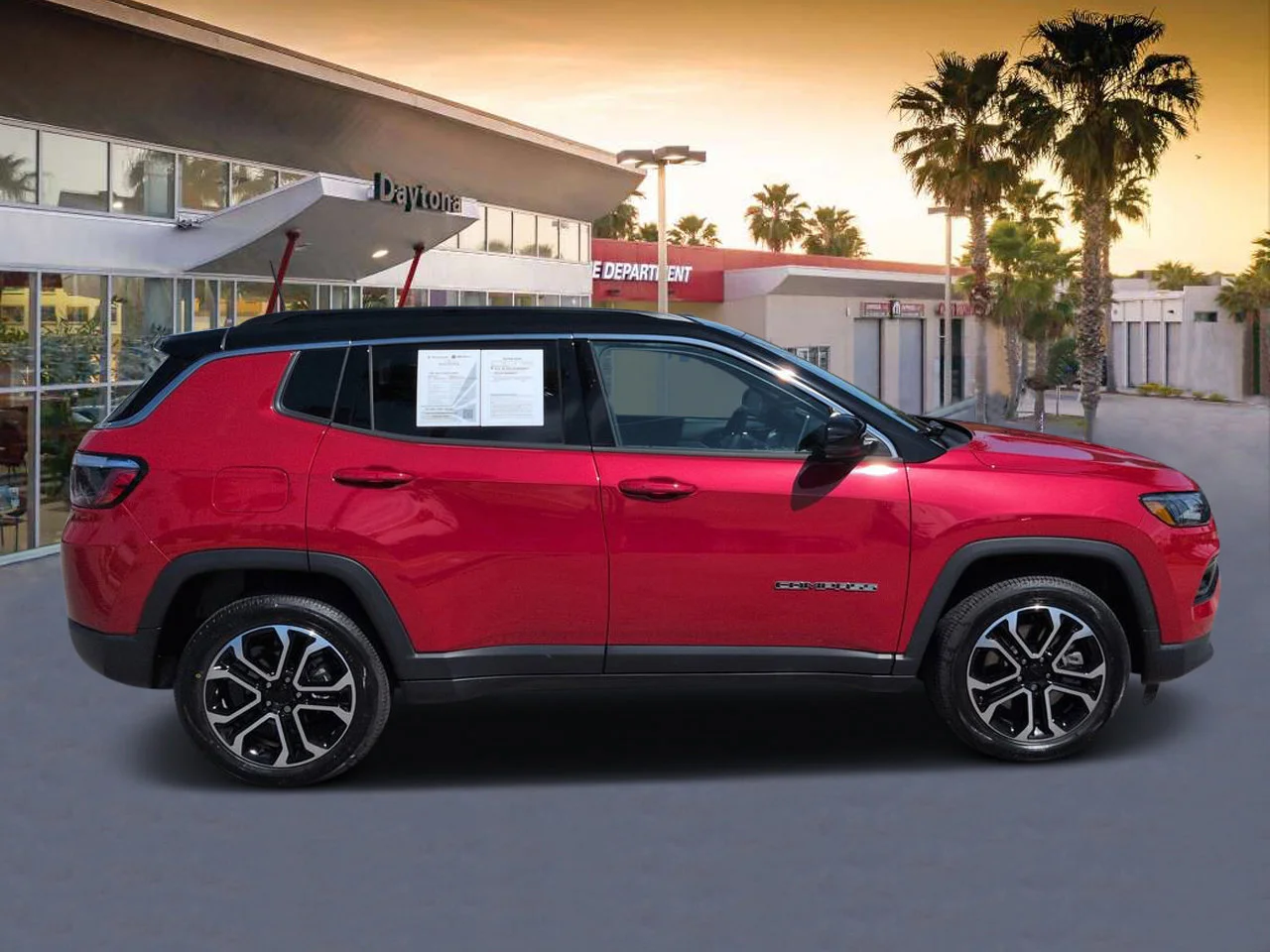 Used 2023 Redline Pearlcoat Jeep Limited image 2
