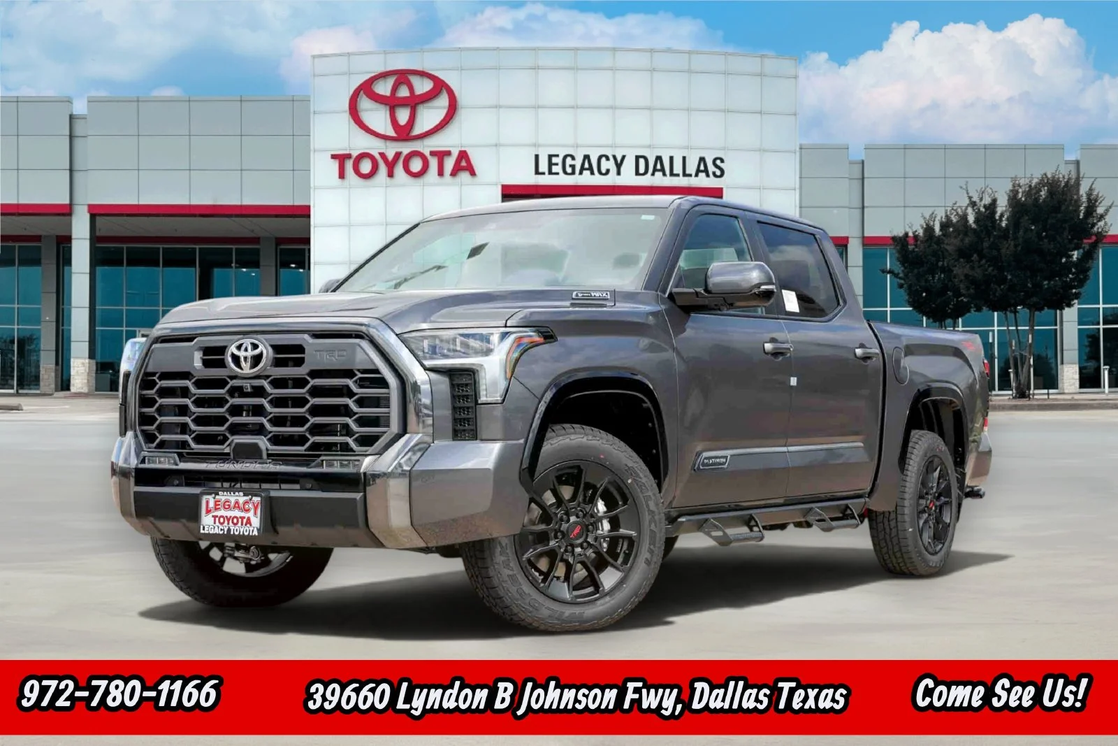 New 2026 Magnetic Gray Metallic Toyota Platinum i-FORCE MAX image 1