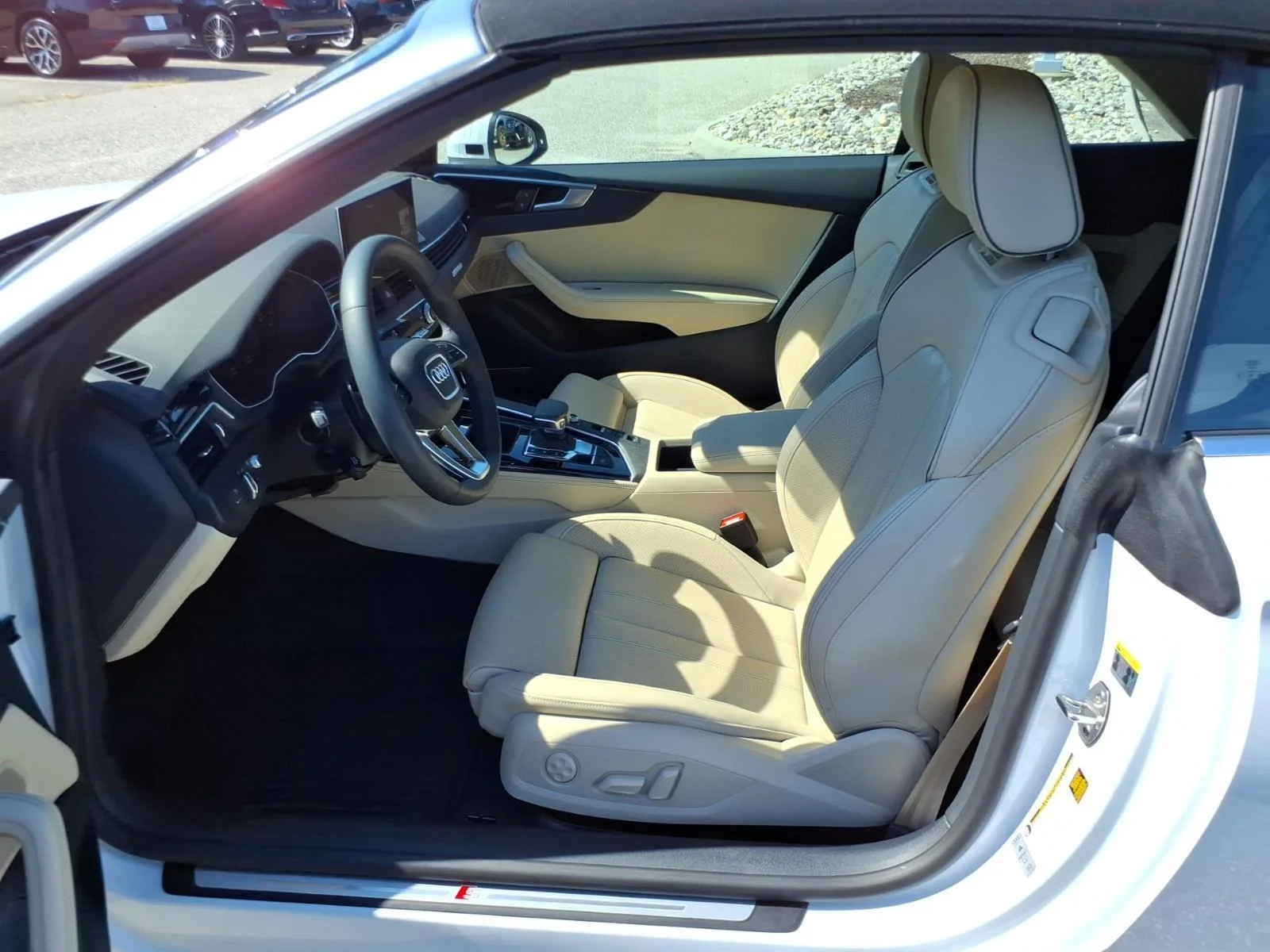 Certified Used 2024 Arkona White/Black Roof Audi S line Prestige image 13
