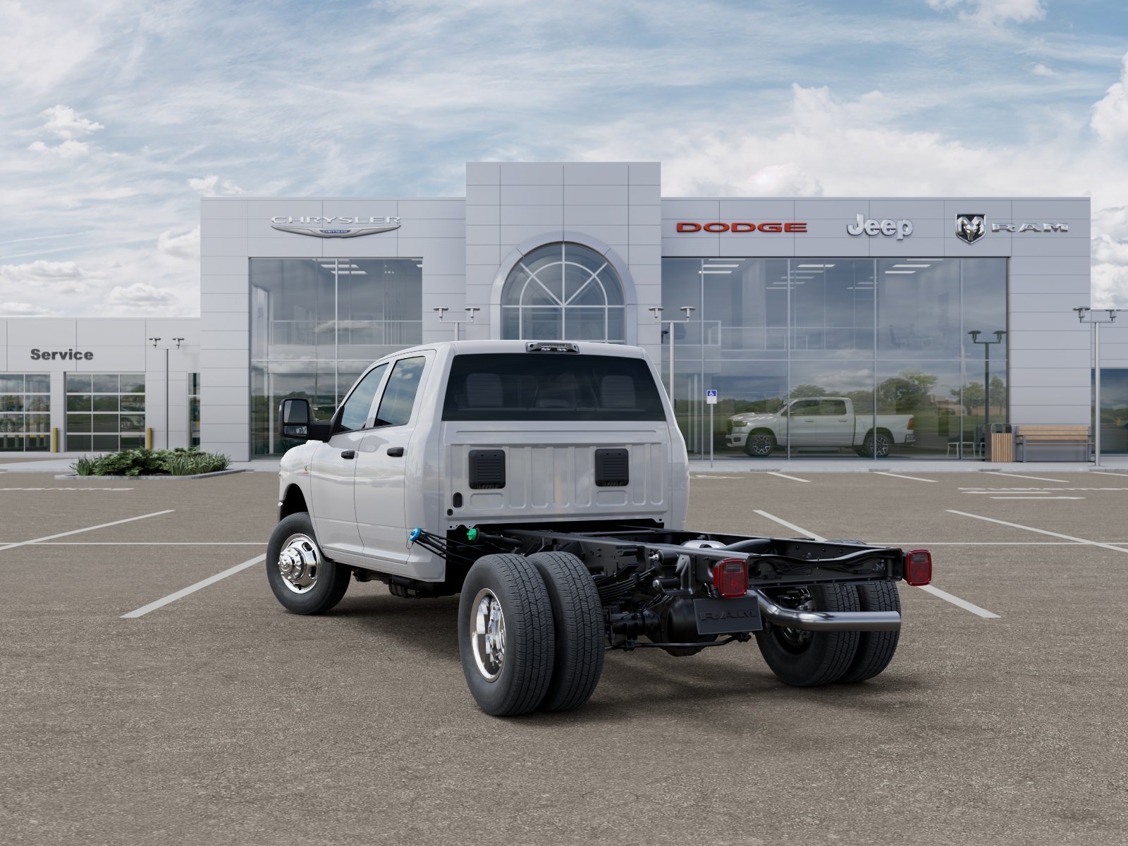 New 2026 Bright White Clear-Coat Exterior Paint RAM Tradesman image 3