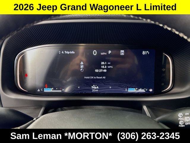 New 2026 Baltic Gray Metallic Clearcoat Jeep Limited Altitude image 12