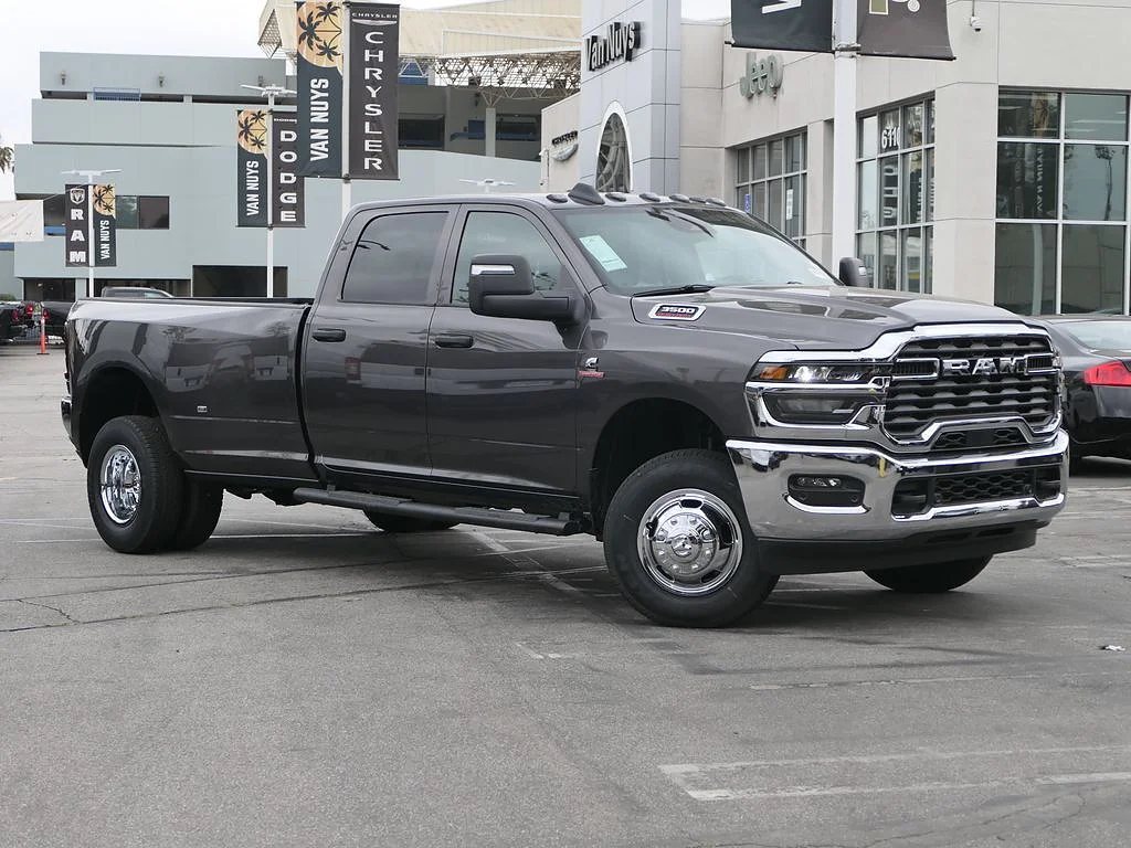 New 2026 Granite Crystal Metallic Clear Coat RAM Tradesman Crew Cab 4x4 8