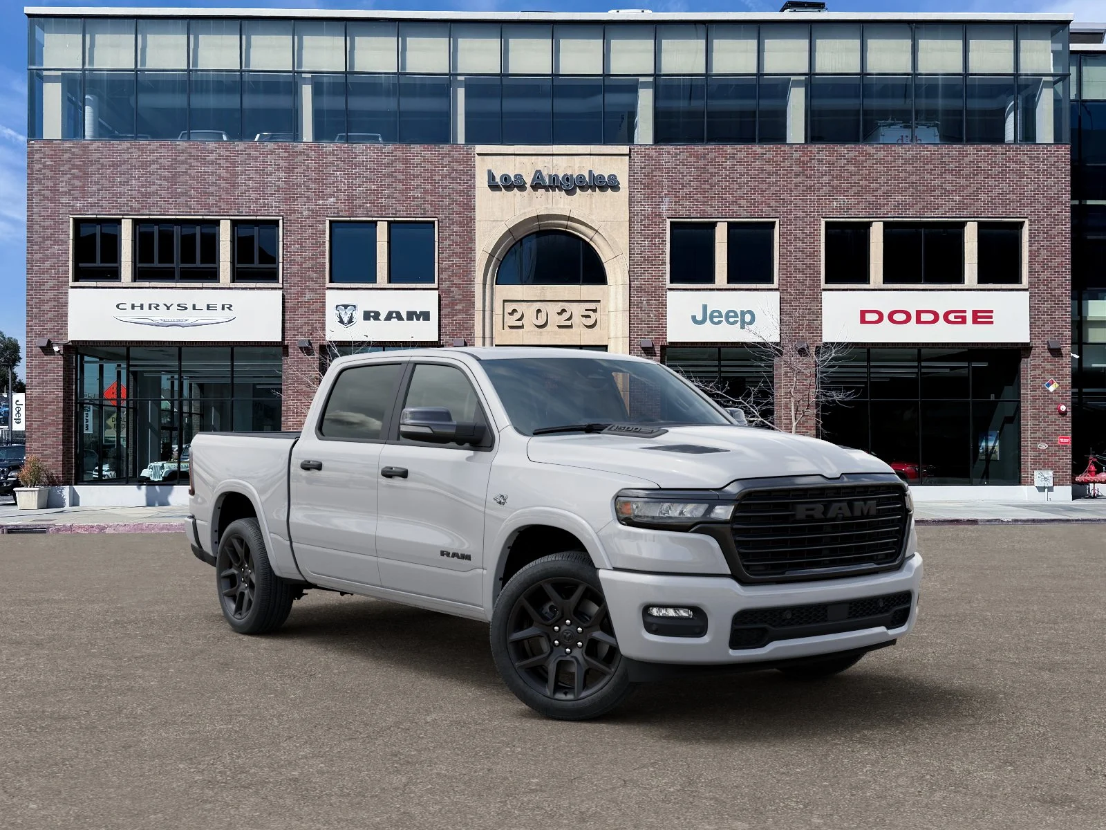 New 2026 Ivory White Tri-Coat Pearl-Coat Exterior Paint RAM Laramie image 31