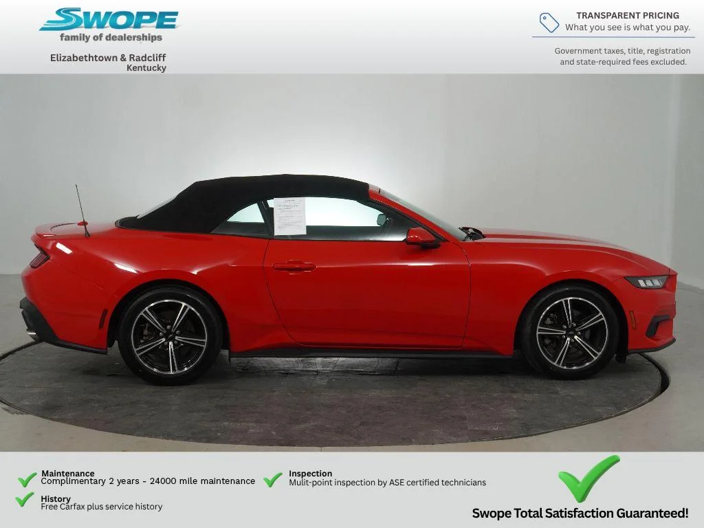 Used 2024 Race Red Ford EcoBoost Premium image 3