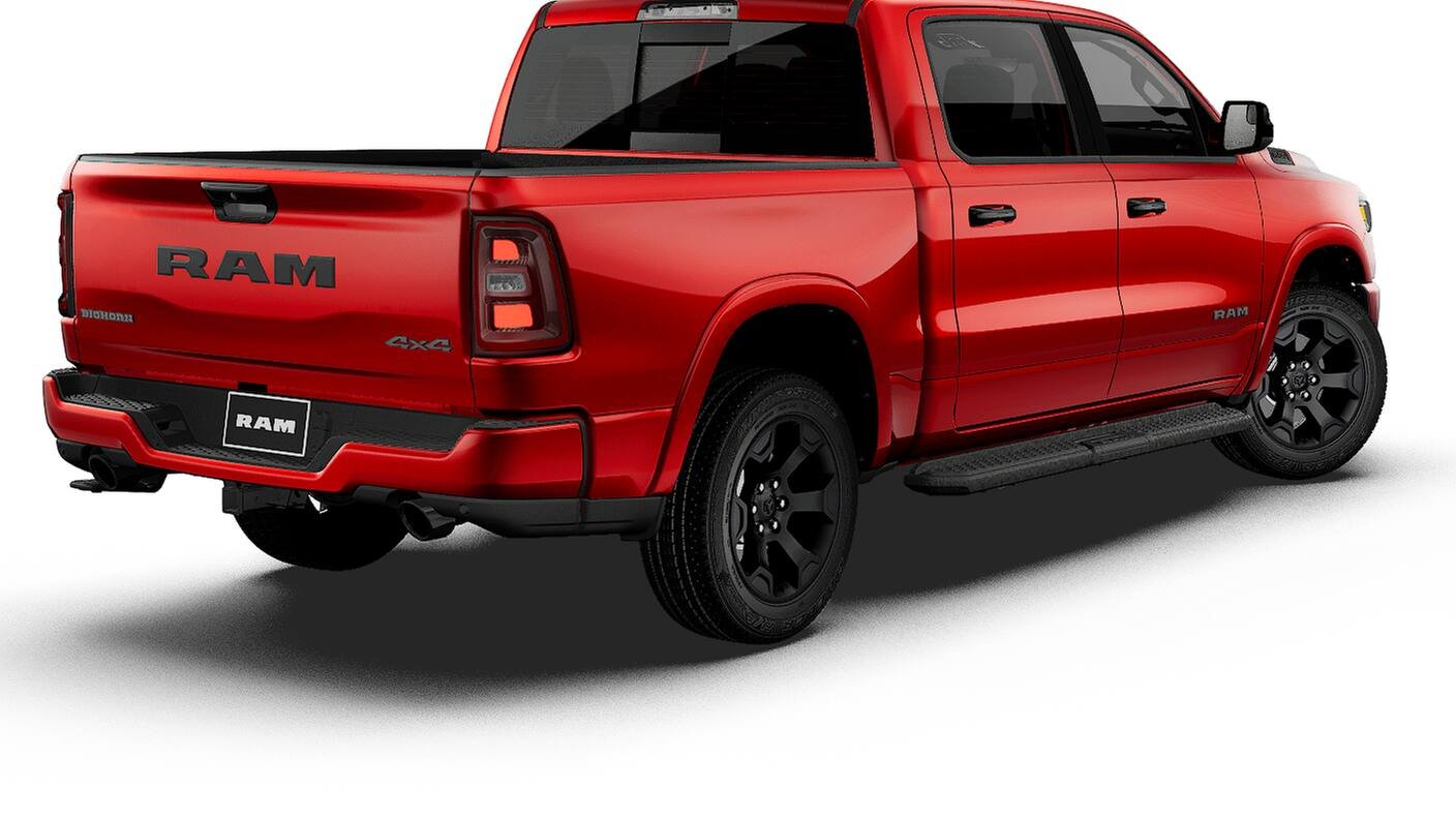 New 2027 Molten Red Pearl-Coat Exterior Paint RAM BIG HORN image 2