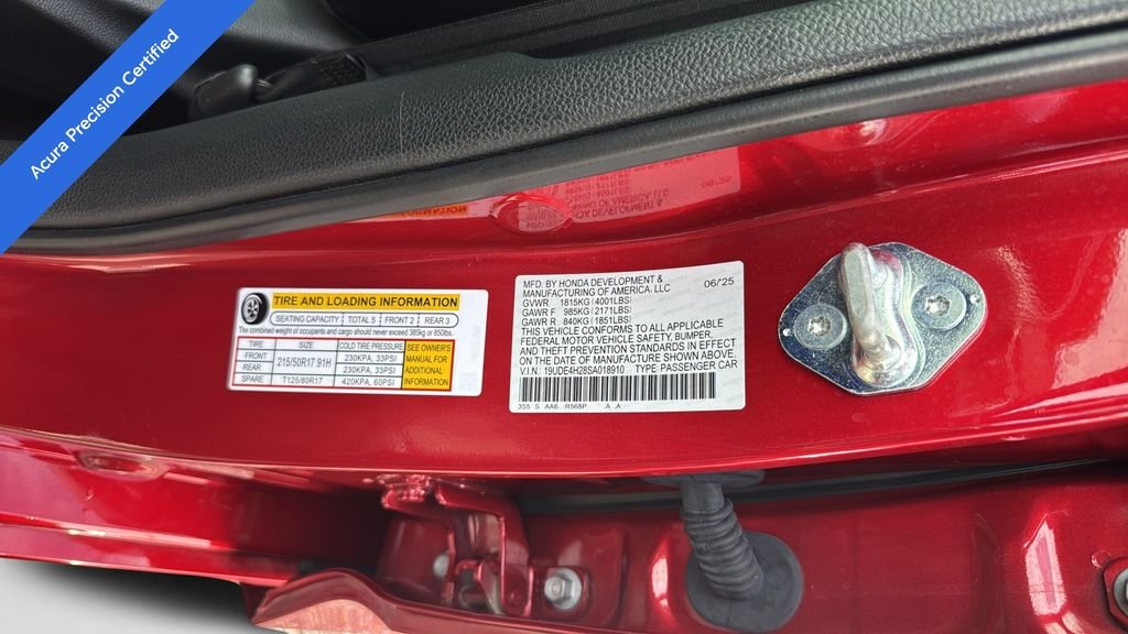 Certified Used 2025 Performance Red Pearl Acura INTEGRA image 27