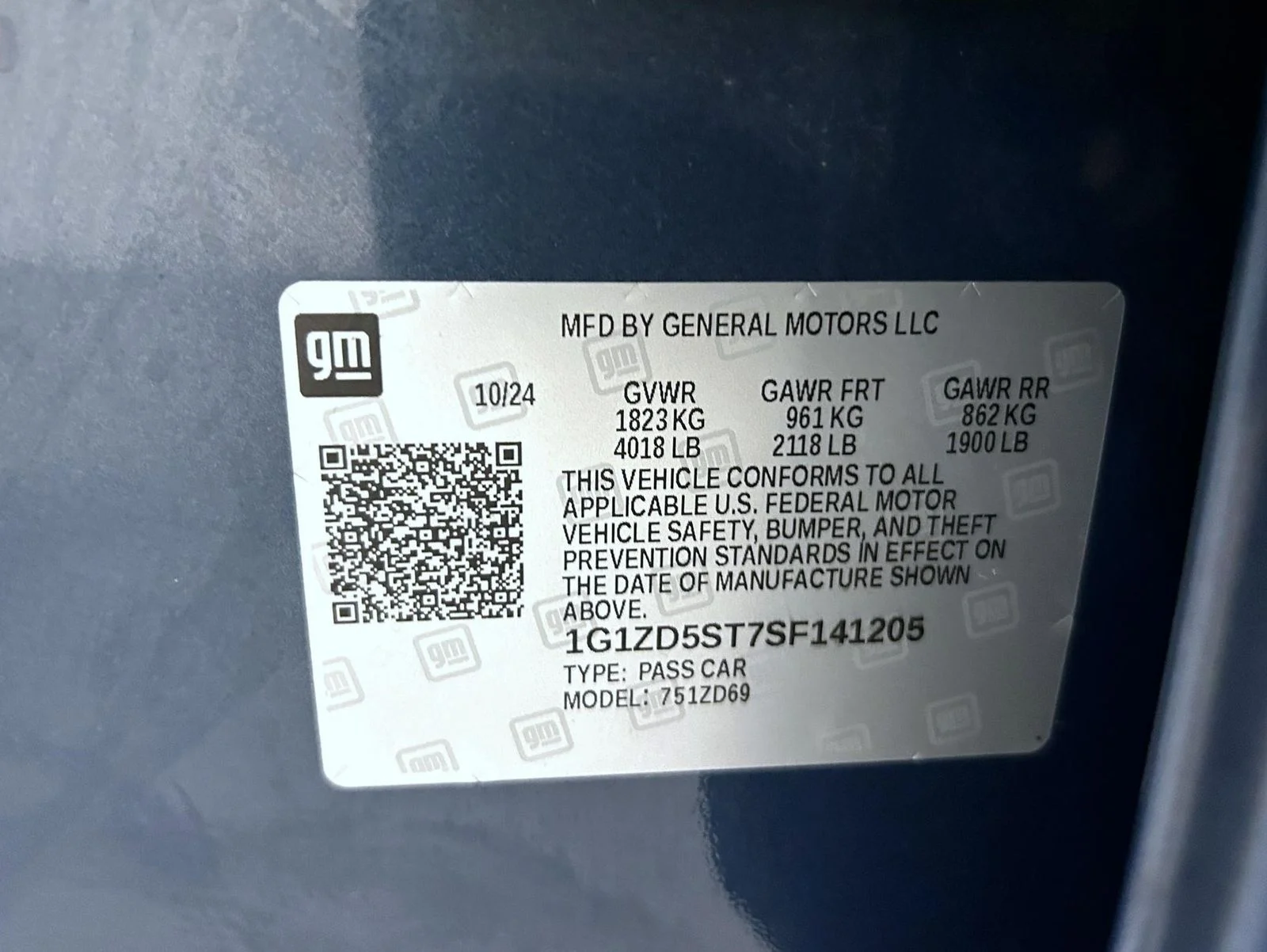 Used 2025 Blue Chevrolet LT image 25