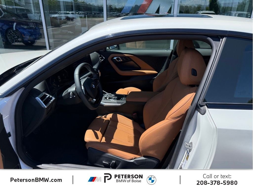 Certified Used 2025 Mineral White Metallic BMW 230i xDrive image 12