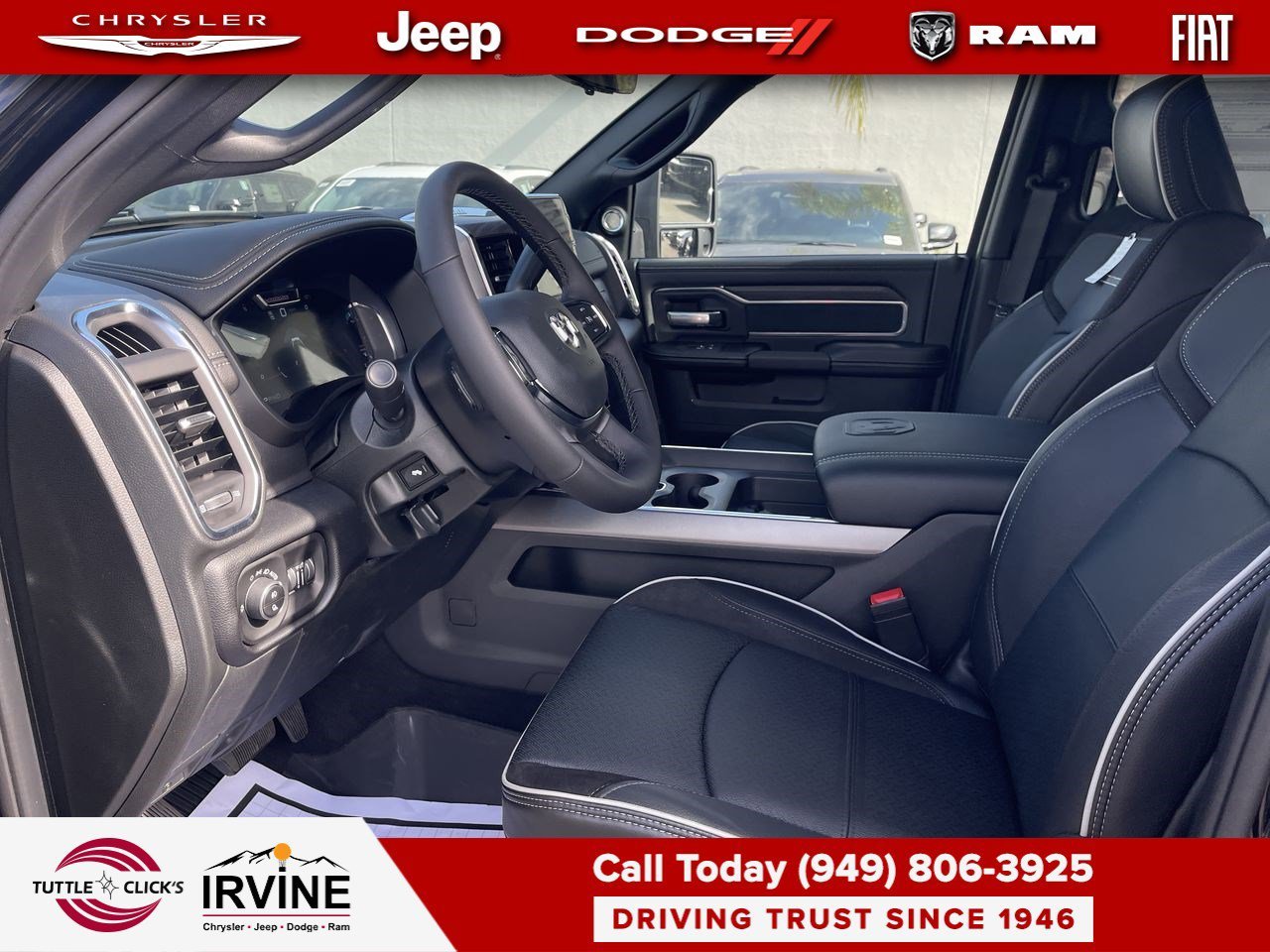 New 2026 Diamond Black Crystal Pearl-Coat Exterior Paint RAM Laramie image 17