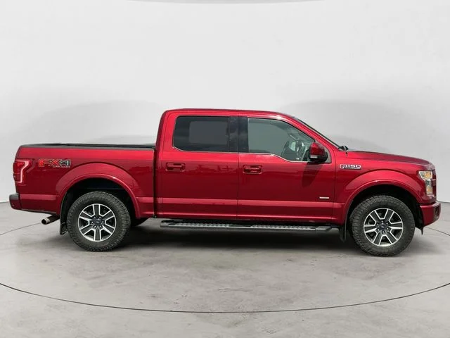Used 2015 Ruby Red Metallic Tinted Clearcoat Ford Lariat image 4