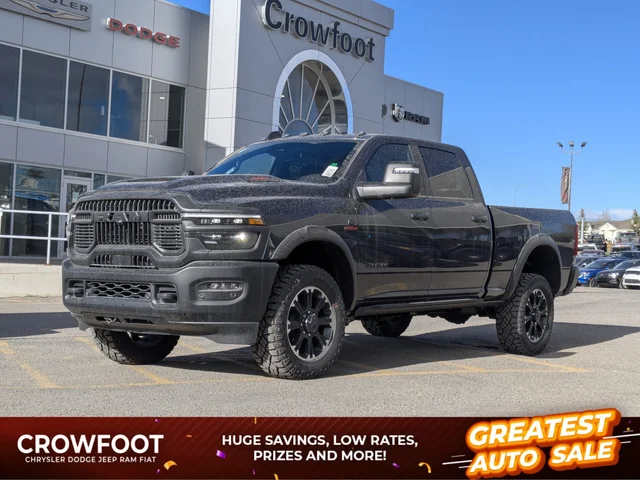2026 RAM 2500 Rebel - - Level 1 Grp - 5th Wheel/Gooseneck Prep - Ventilated Leather Seats - Alpine Audio & More!