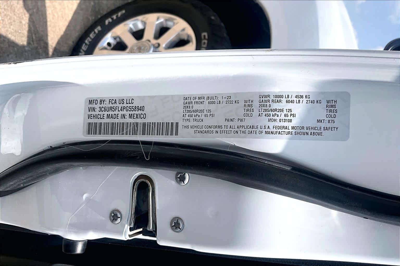 Used 2023 Bright White Clearcoat Ram Laramie image 37