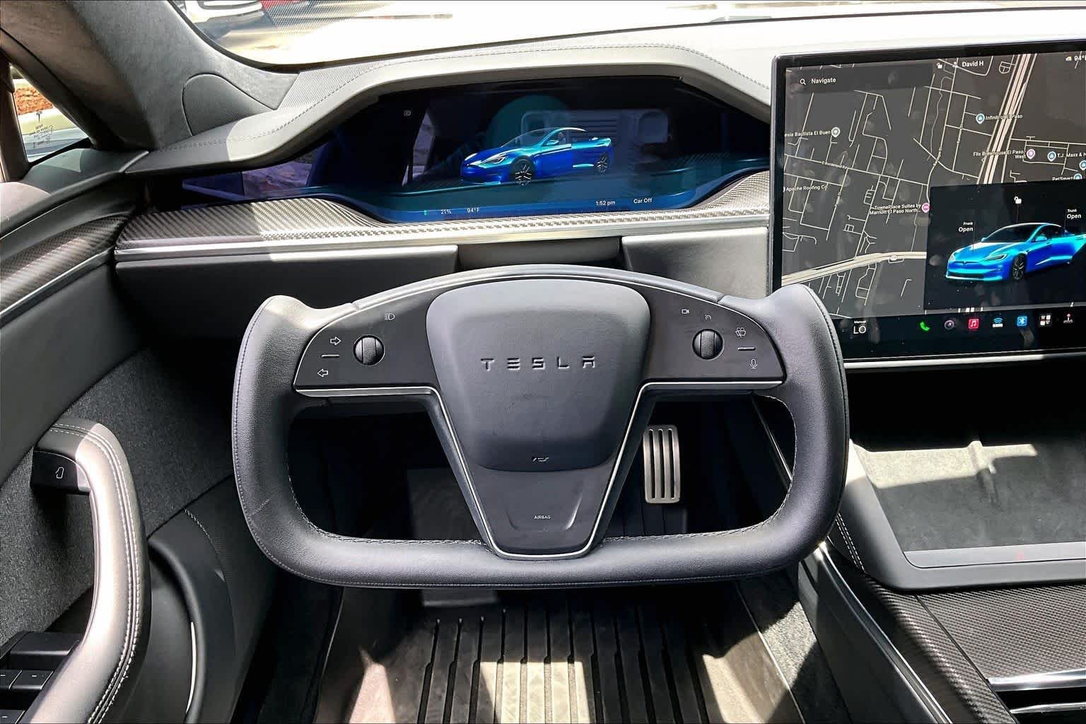 Used 2021 Midnight Silver Metallic Tesla Plaid image 15