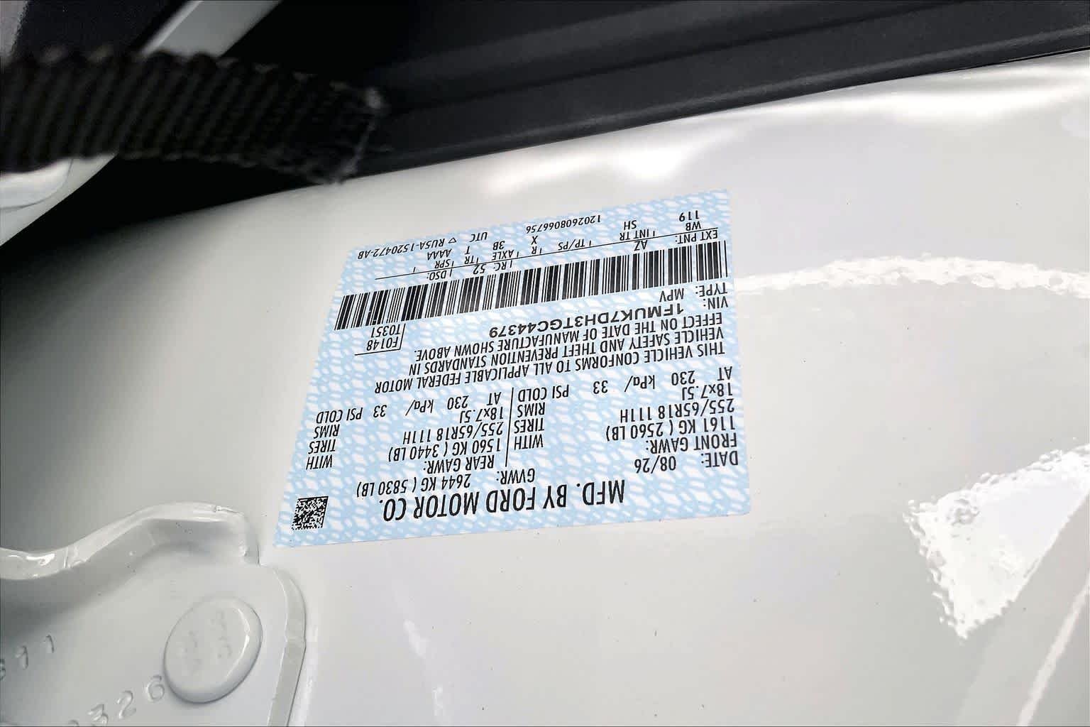 New 2026 Star White Metallic Tri-Coat Ford Active image 19
