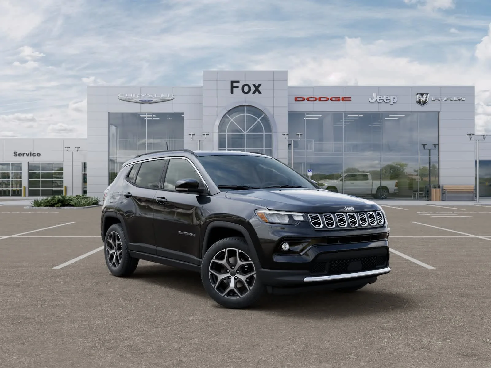 New 2026 Diamond Black Crystal Pearlcoat Jeep Limited image 5