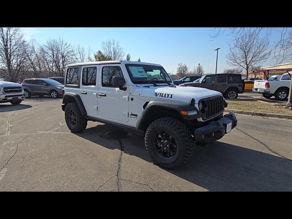 New 2026 Bright White Clear-Coat Exterior Paint Jeep Willys image 2