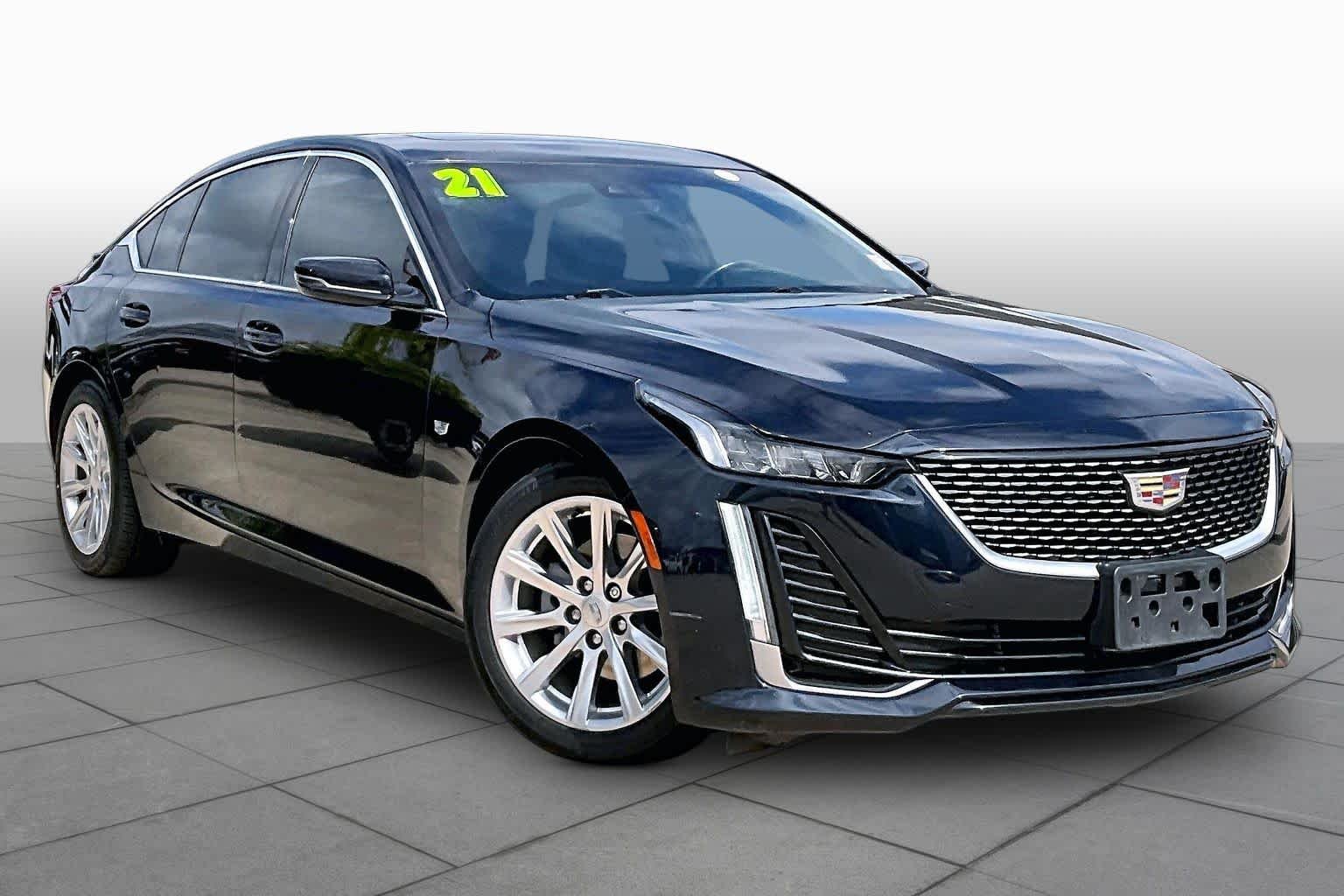 Used 2021 Dark Moon Blue Metallic Cadillac Luxury image 2